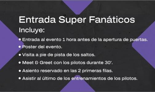 entrada super fanáticos